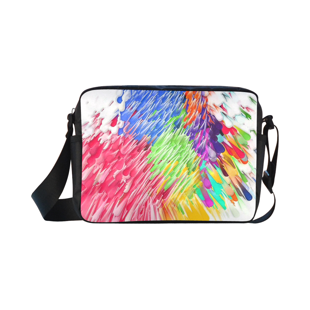 Paint splashes by Artdream Classic Cross-body Nylon Bags (Model 1632)