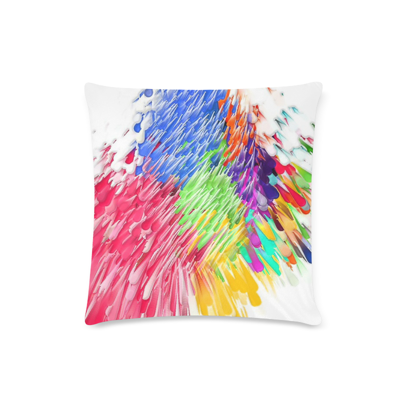 Paint splashes by Artdream Custom Zippered Pillow Case 16"x16"(Twin Sides)