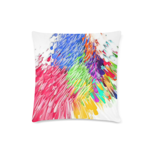 Paint splashes by Artdream Custom Zippered Pillow Case 16"x16"(Twin Sides)