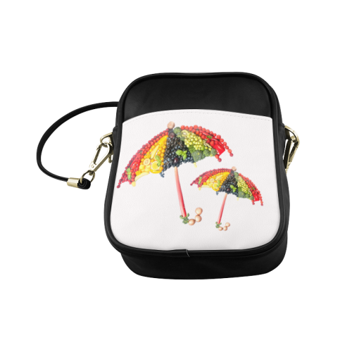 Under my Umbrella VeggieArt Vegan Sling Bag (Model 1627)