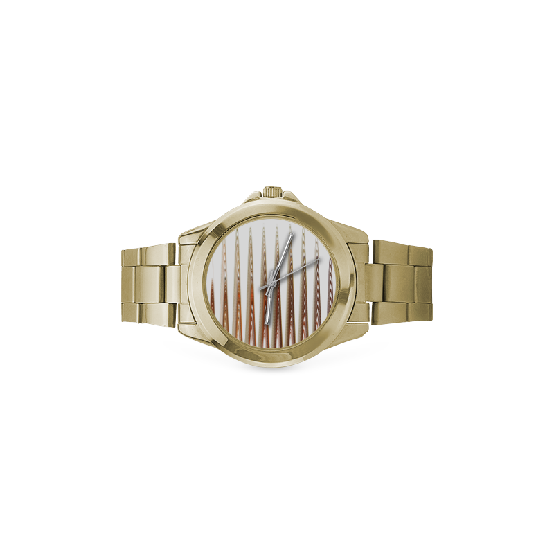 Swirly Stripes Custom Gilt Watch(Model 101)