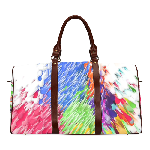 Paint splashes by Artdream Waterproof Travel Bag/Small (Model 1639)