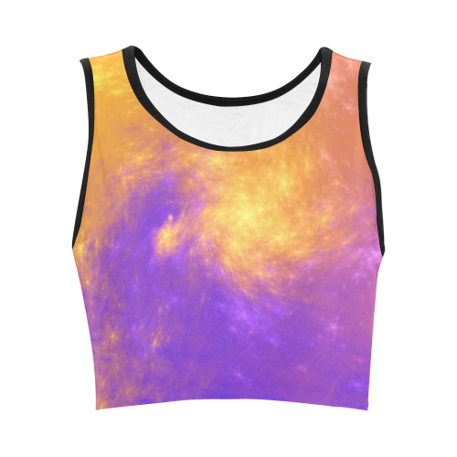 Colorful Universe Women's Crop Top (Model T42)