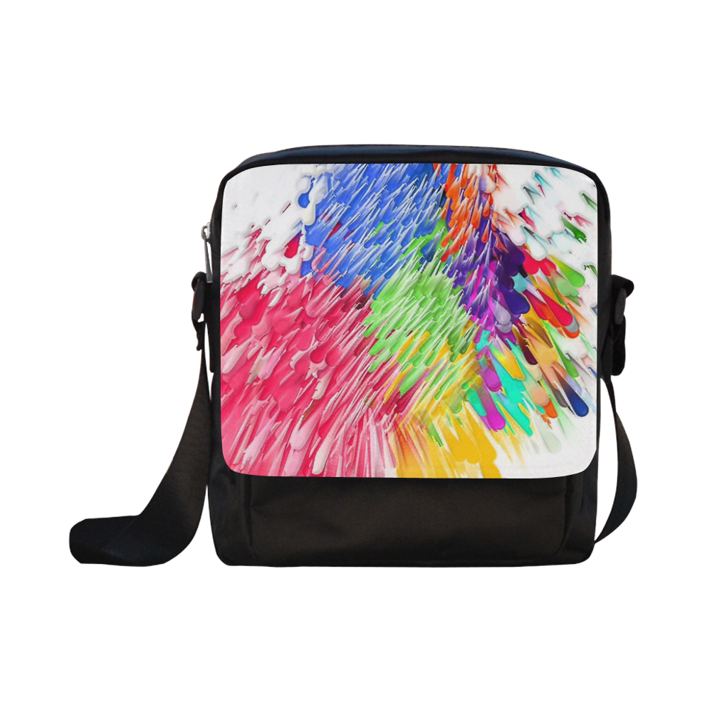 Paint splashes by Artdream Crossbody Nylon Bags (Model 1633)