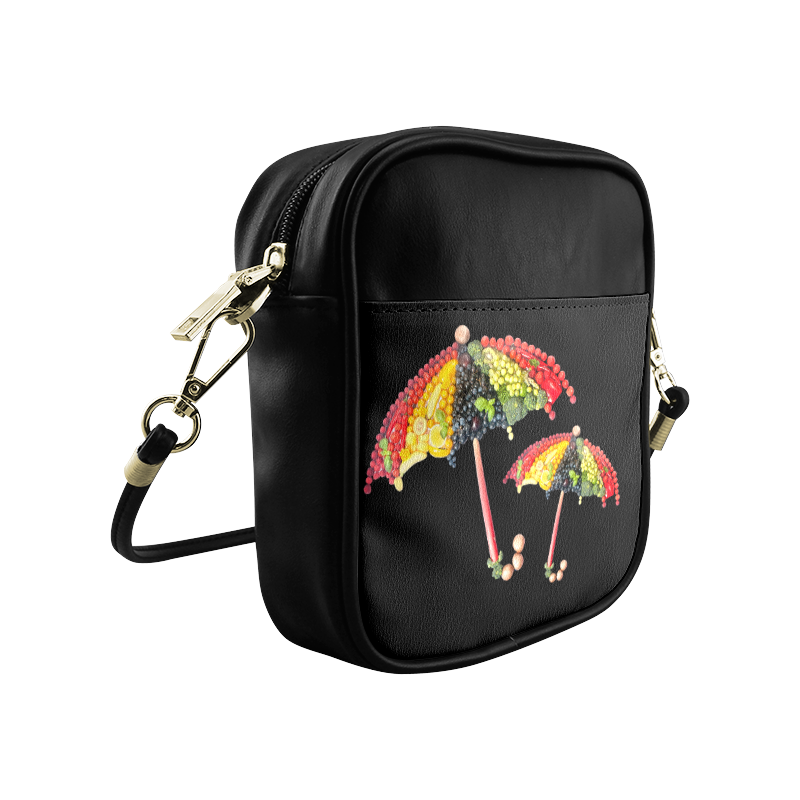 Under my Umbrella VeggieArt Vegan Sling Bag (Model 1627)