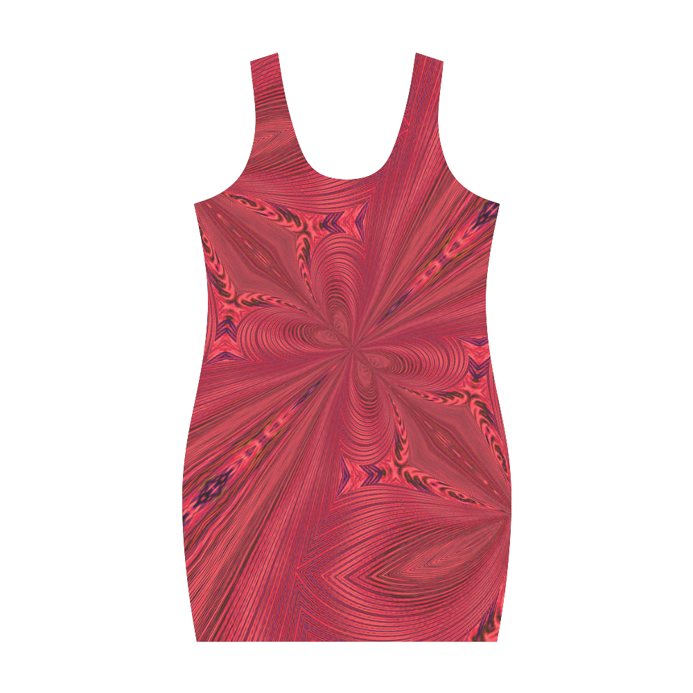 Pink Butterflies Medea Vest Dress (Model D06)