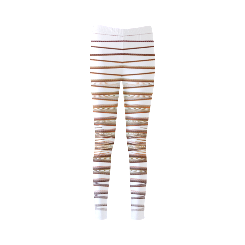 Swirly Stripes Cassandra Women's Leggings (Model L01)