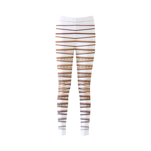 Swirly Stripes Cassandra Women's Leggings (Model L01)