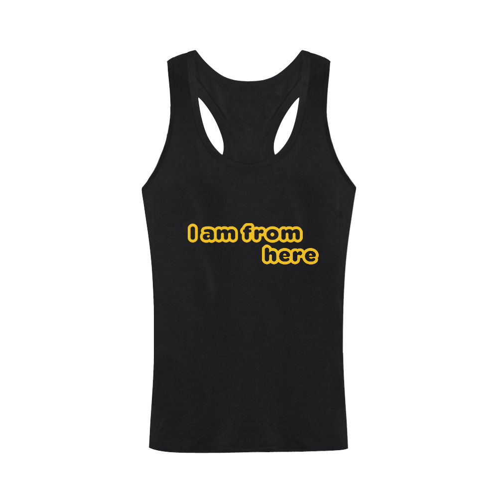 From Here by Artdream Men's I-shaped Tank Top (Model T32)
