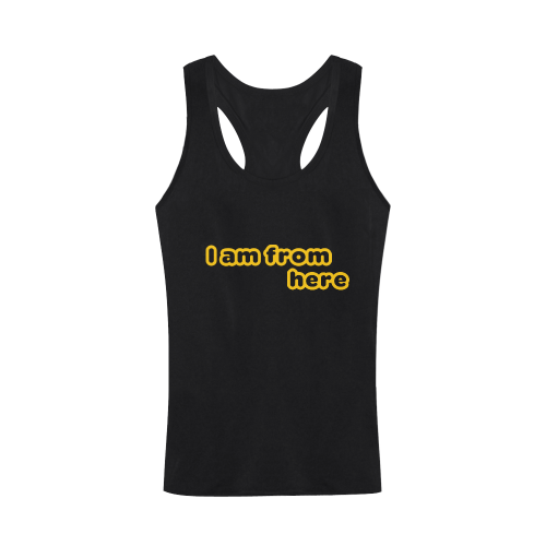 From Here by Artdream Men's I-shaped Tank Top (Model T32)