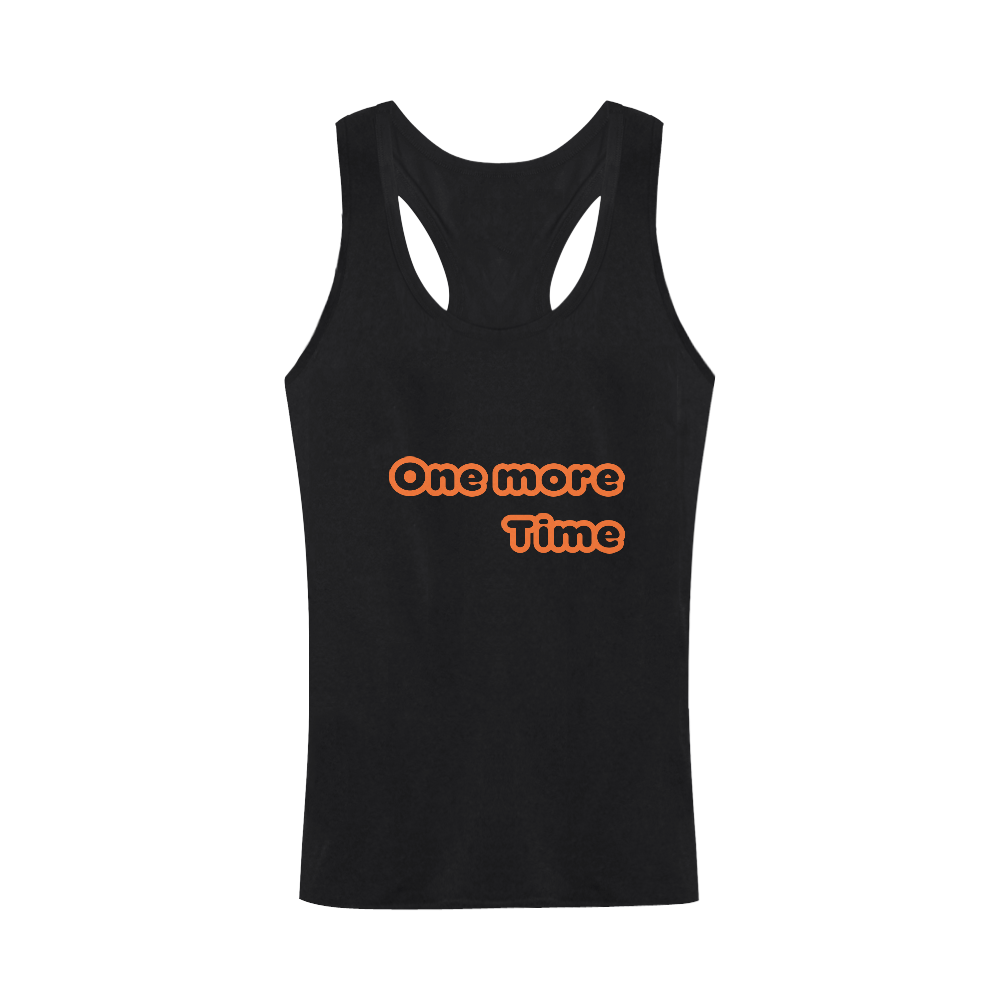 One more Time by Artdream Men's I-shaped Tank Top (Model T32)
