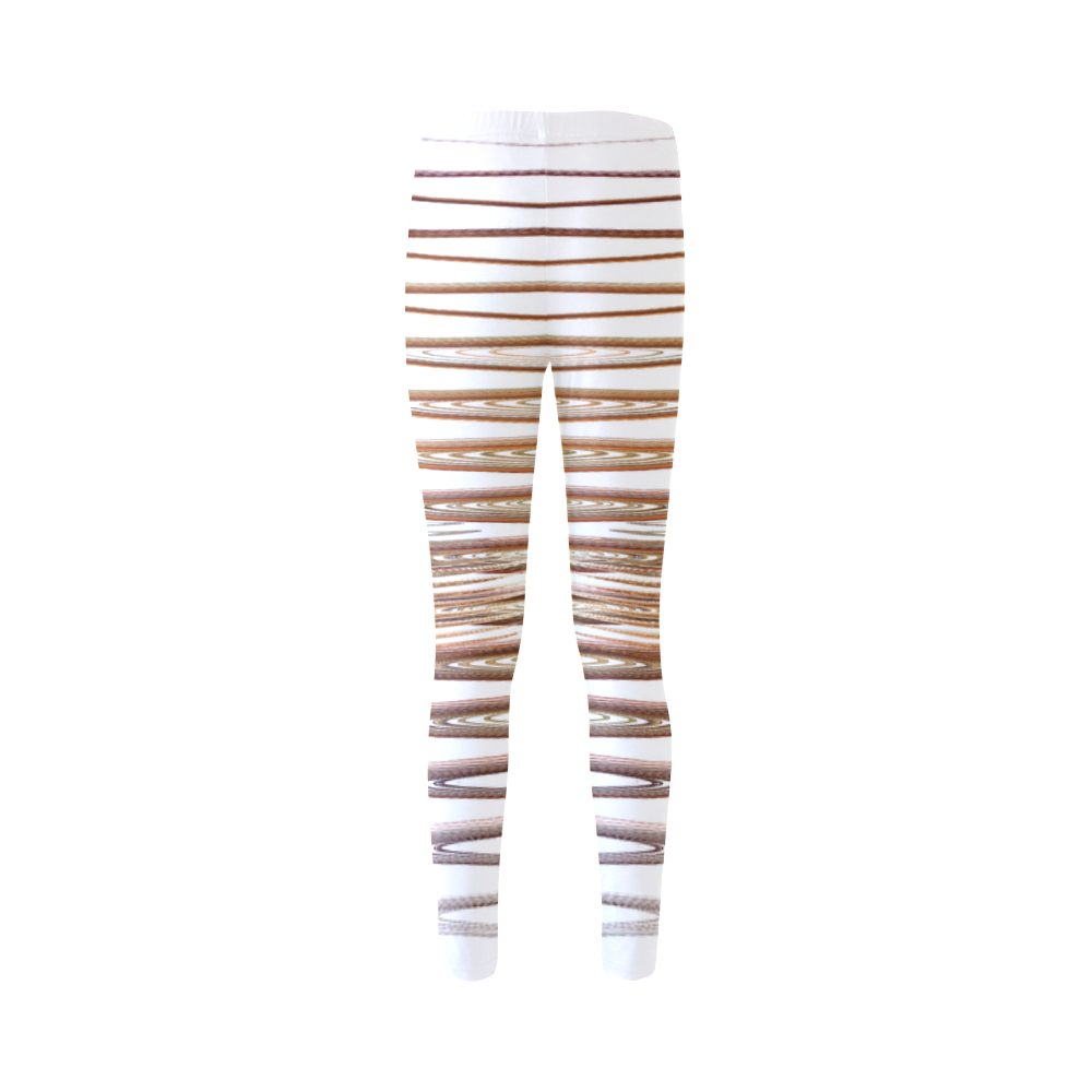 Swirly Stripes Cassandra Women's Leggings (Model L01)