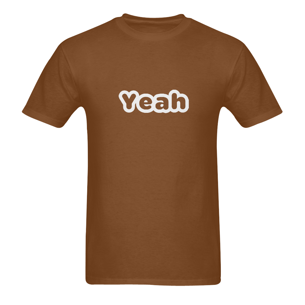 Veah by Artsdream Men's T-Shirt in USA Size (Two Sides Printing)