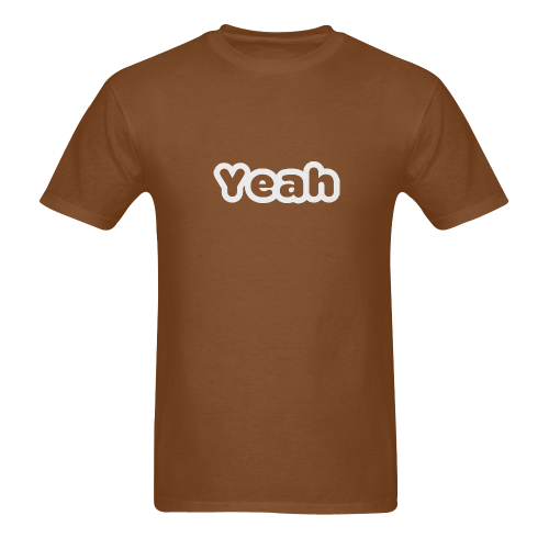 Veah by Artsdream Men's T-Shirt in USA Size (Two Sides Printing)