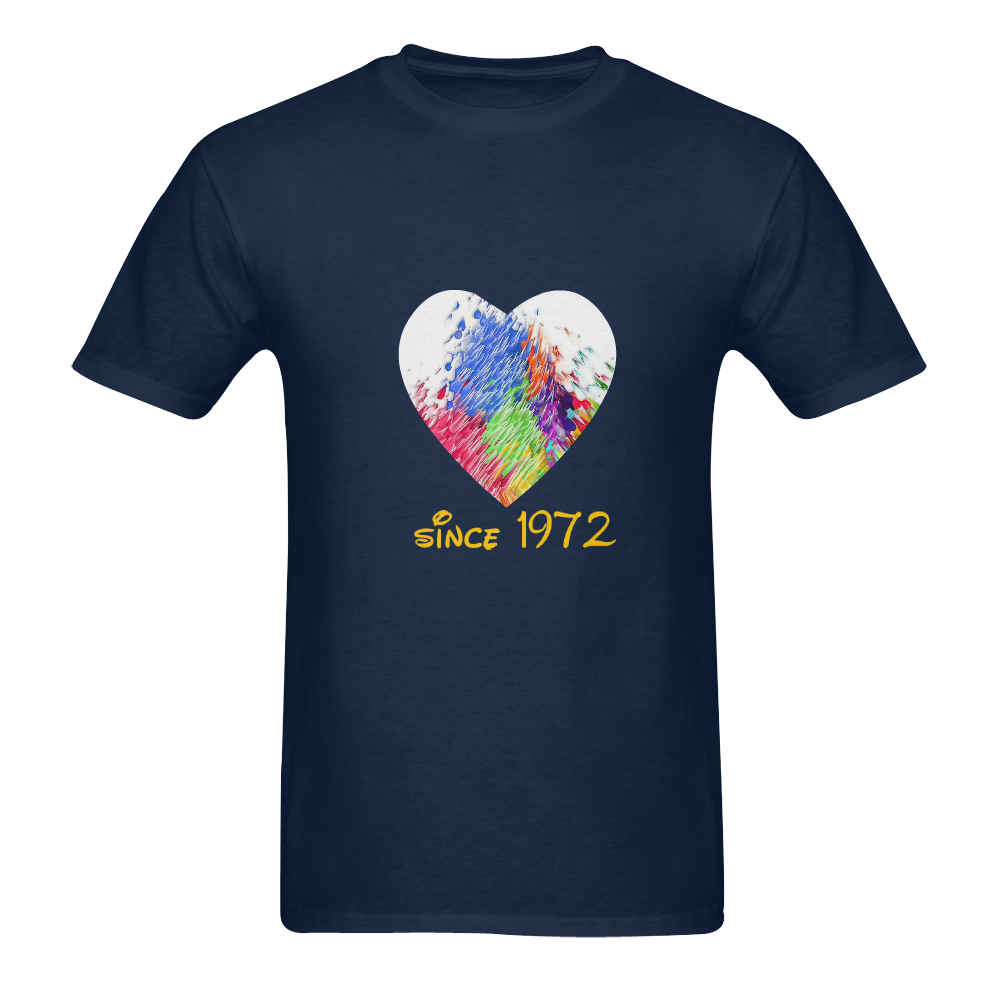 Since 1972 by Artdream Men's T-Shirt in USA Size (Two Sides Printing)