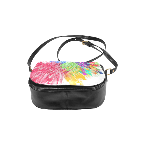 Paint splashes by Artdream Classic Saddle Bag/Large (Model 1648)