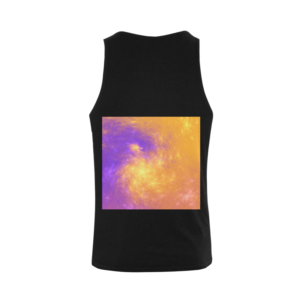 Colorful Universe Men's Shoulder-Free Tank Top (Model T33)