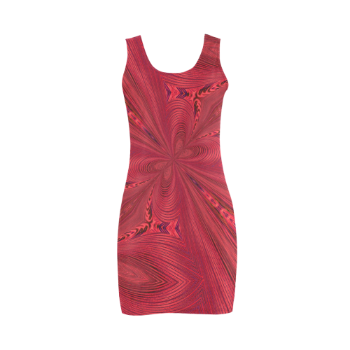 Pink Butterflies Medea Vest Dress (Model D06)
