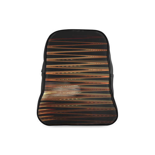 Swirly Stripes School Backpack/Large (Model 1601)