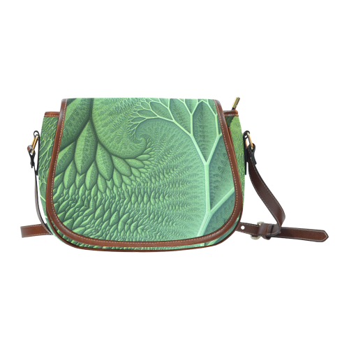 Fractal Yin-Yang Saddle Bag/Large (Model 1649)