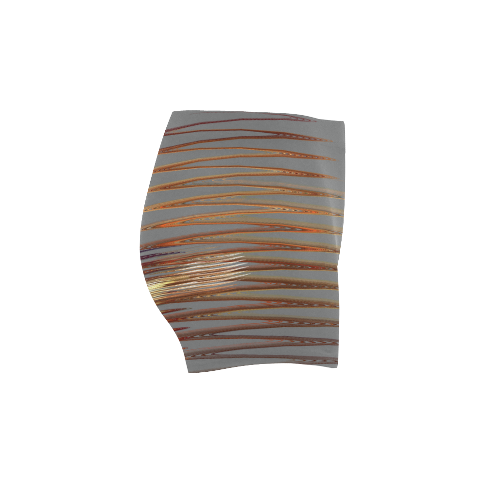 Swirly Stripes Briseis Skinny Shorts (Model L04)