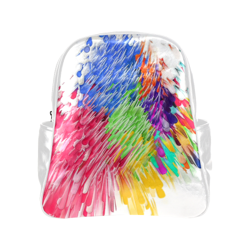 Paint splashes by Artdream Multi-Pockets Backpack (Model 1636)