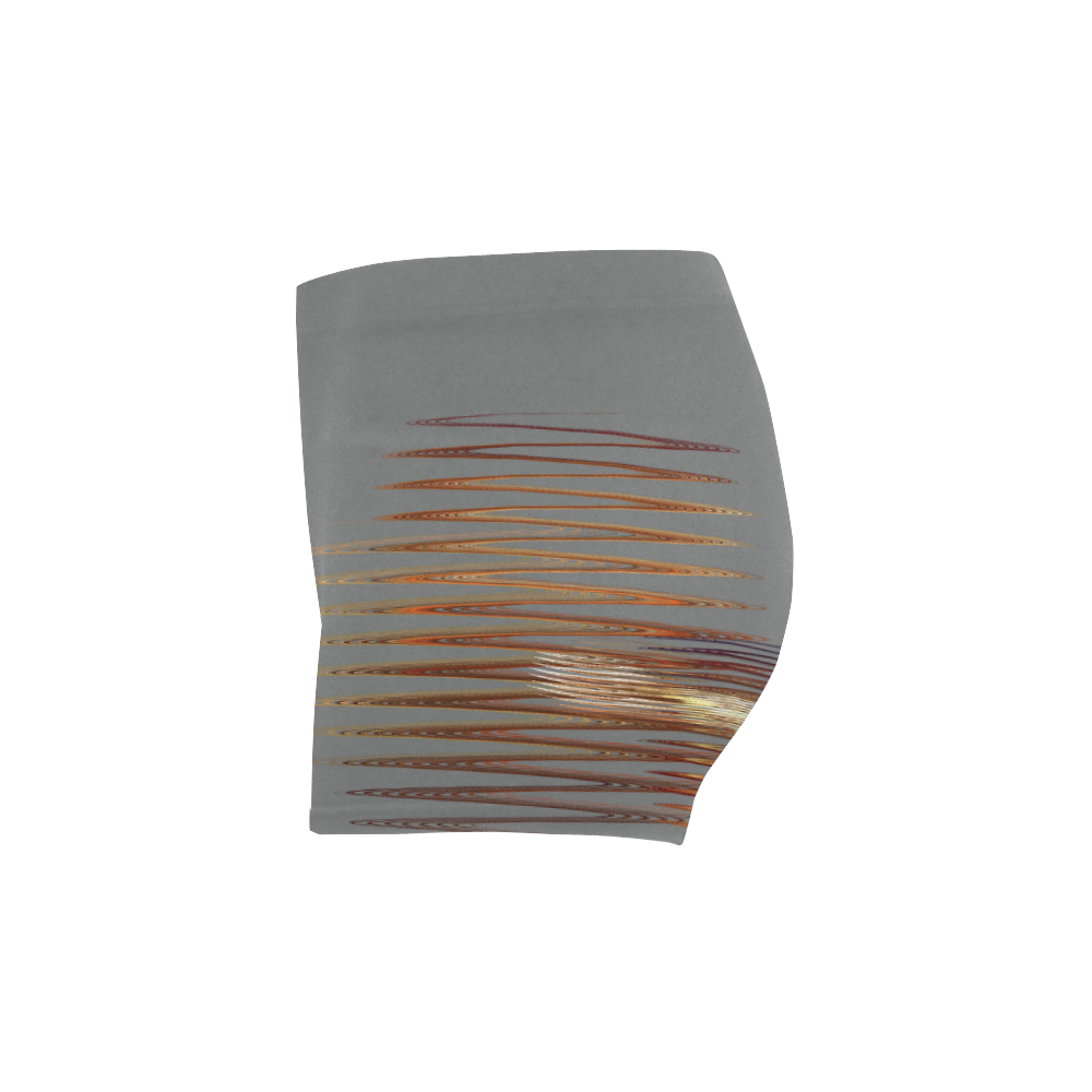 Swirly Stripes Briseis Skinny Shorts (Model L04)