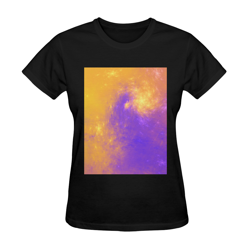 Colorful Universe Sunny Women's T-shirt (Model T05)