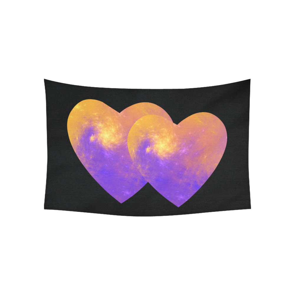 Colorful Universe Cotton Linen Wall Tapestry 60"x 40"