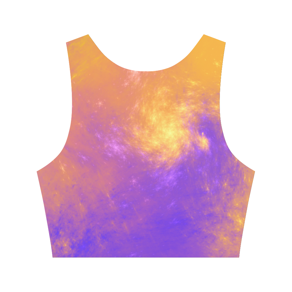 Colorful Universe Women's Crop Top (Model T42)