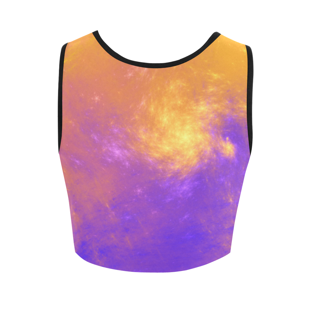 Colorful Universe Women's Crop Top (Model T42)