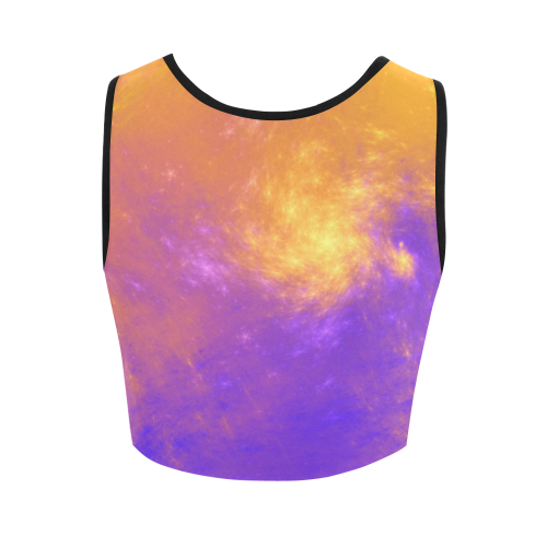 Colorful Universe Women's Crop Top (Model T42)