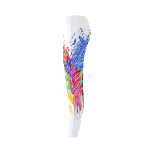 Paint splashes by Artdream Cassandra Women's Leggings (Model L01)