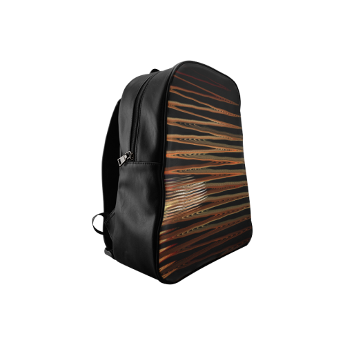 Swirly Stripes School Backpack/Large (Model 1601)