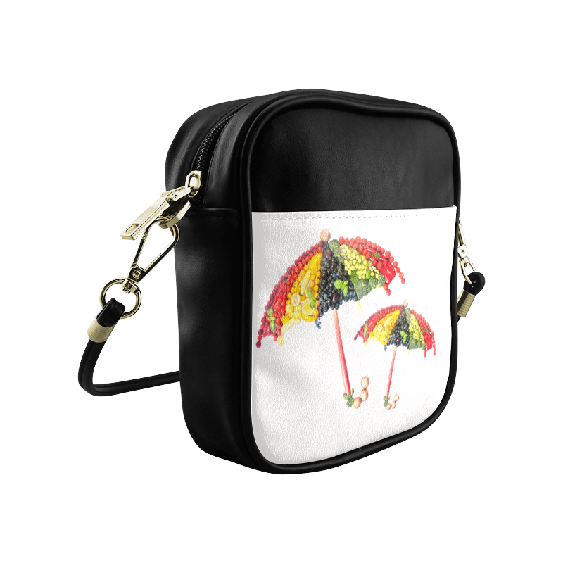 Under my Umbrella VeggieArt Vegan Sling Bag (Model 1627)