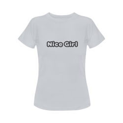 Nice Girl by Artsdream Women's Classic T-Shirt (Model T17）