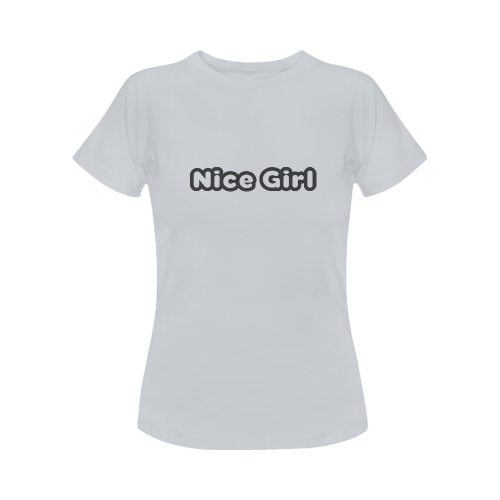 Nice Girl by Artsdream Women's Classic T-Shirt (Model T17）