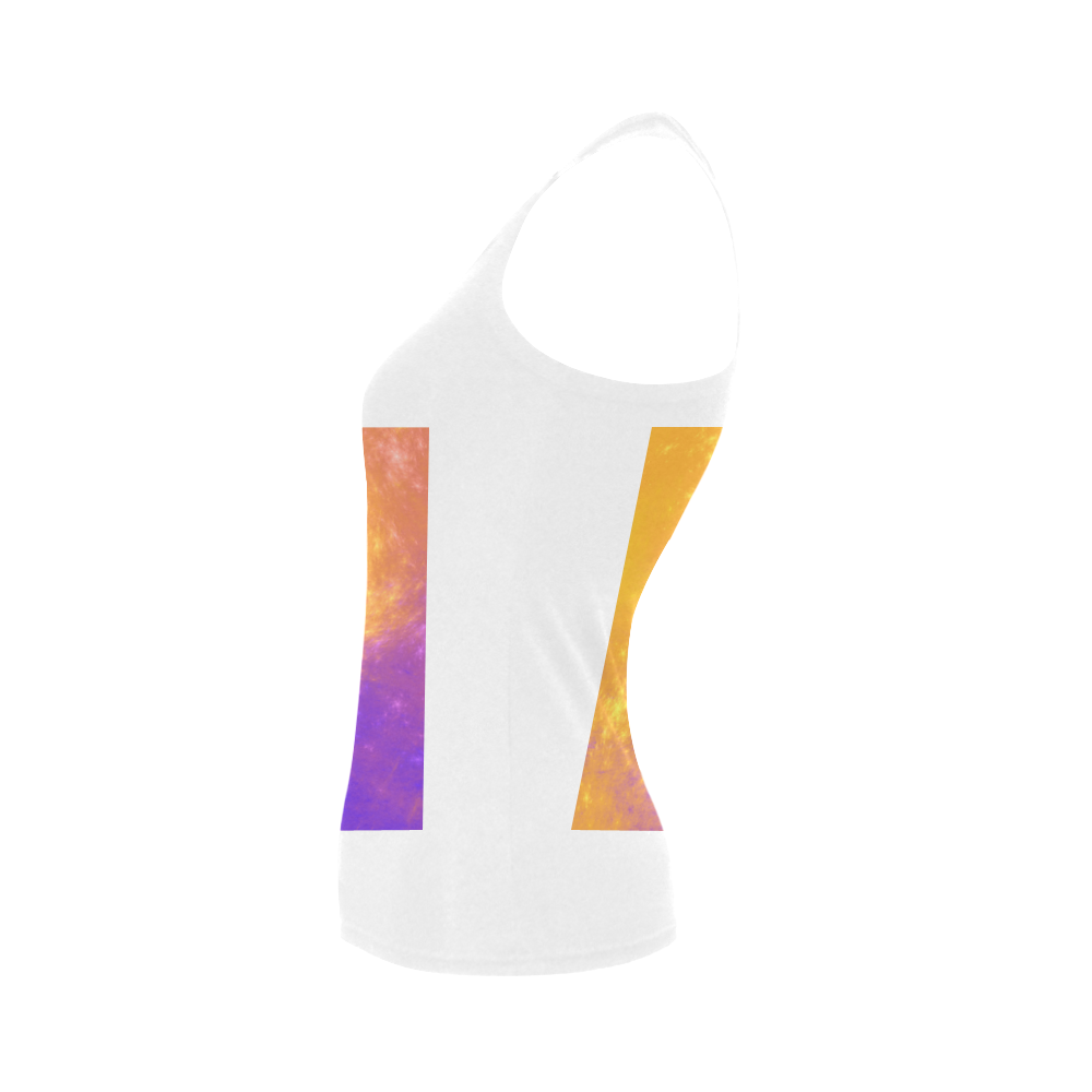 Colorful Universe Women's Shoulder-Free Tank Top (Model T35)