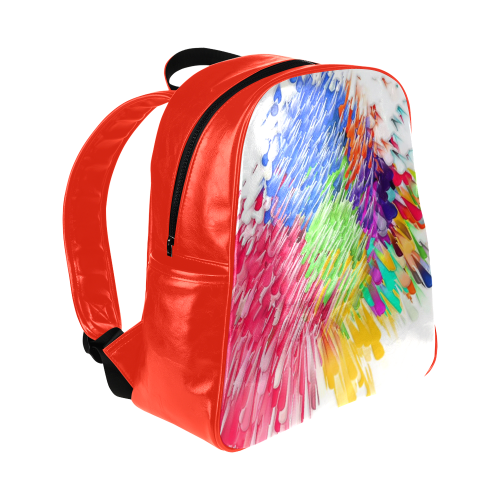 Paint splashes by Artdream Multi-Pockets Backpack (Model 1636)