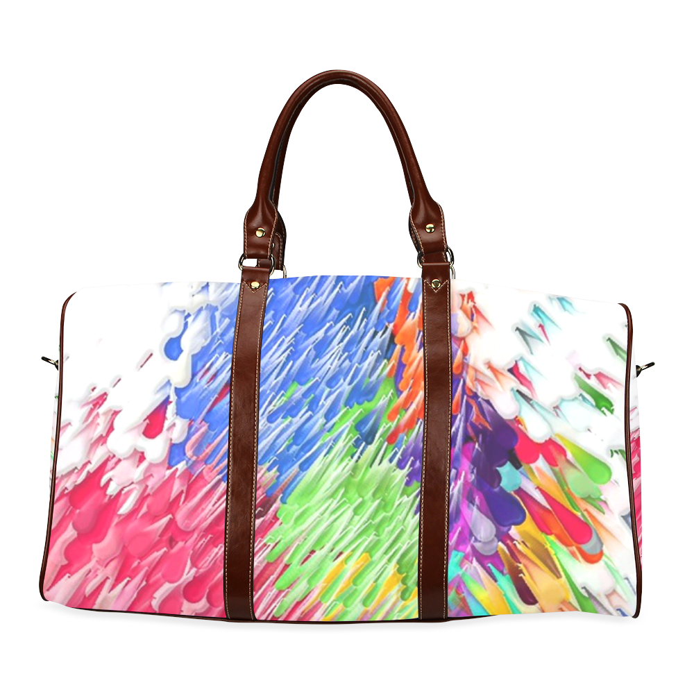 Paint splashes by Artdream Waterproof Travel Bag/Small (Model 1639)