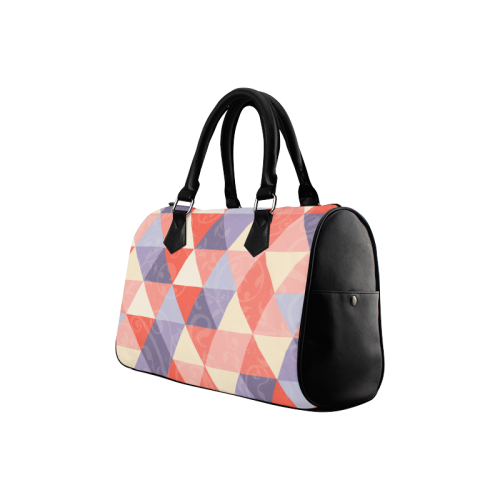 Harlequin Multicolor Pattern by ArtformDesigns Boston Handbag (Model 1621)