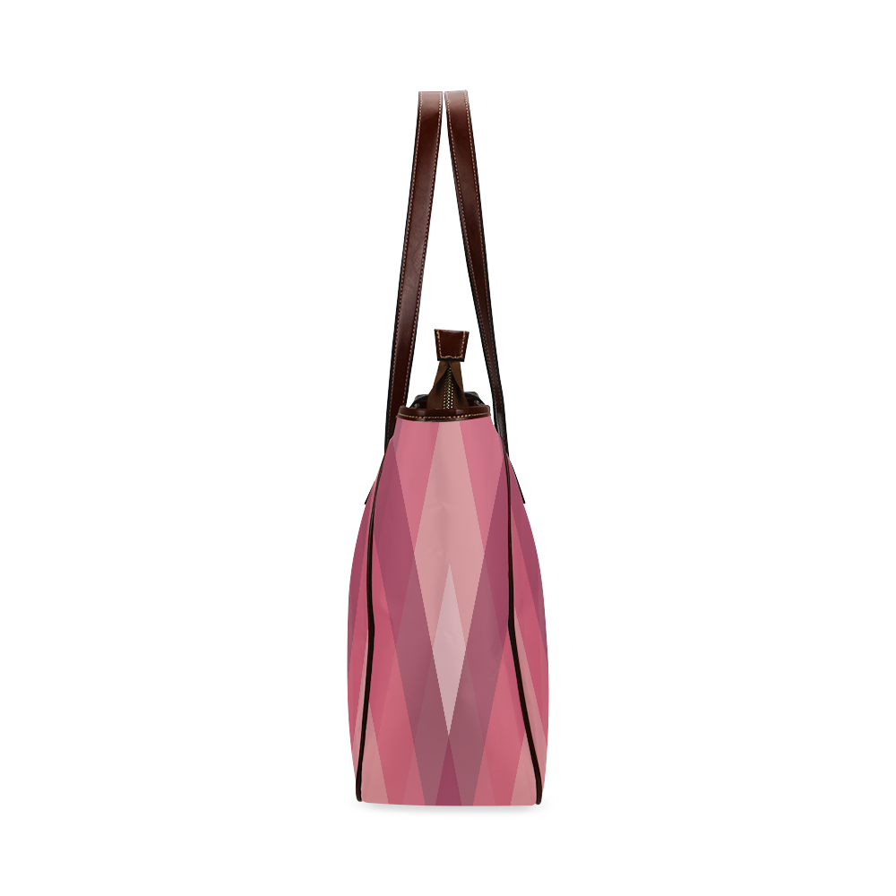 Pink Harlequin Pattern by ArtformDesigns Classic Tote Bag (Model 1644)