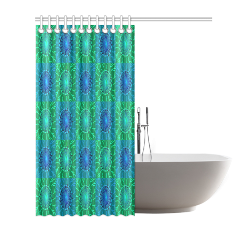 Ocean Veins Shower Curtain 72"x72"