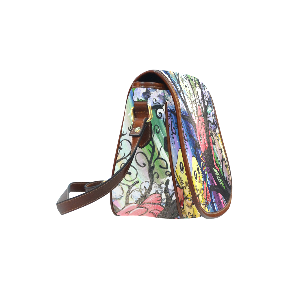 Cute Ceatures Saddle Bag/Small (Model 1649) Full Customization