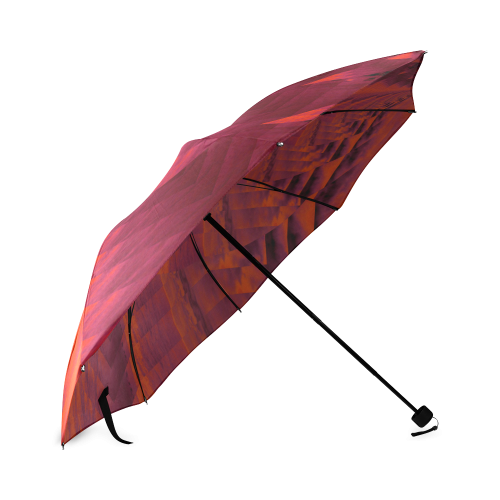 Coral Collusion Foldable Umbrella (Model U01)