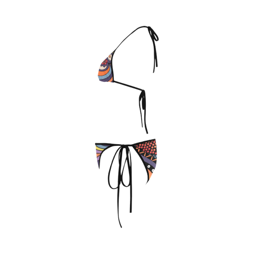 Tangle Doodle Pattern by ArtformDesigns Custom Bikini Swimsuit