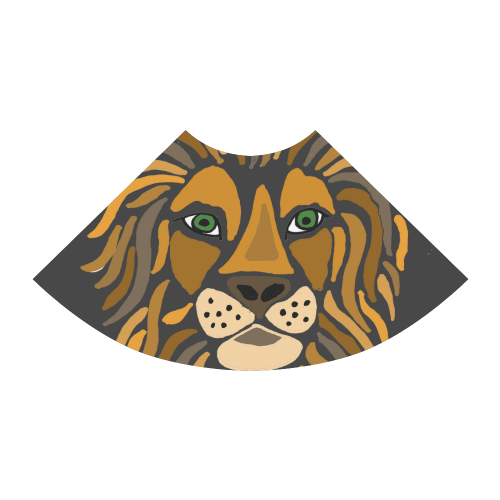 Awesome Artistic Lion Abstract Atalanta Sundress (Model D04)