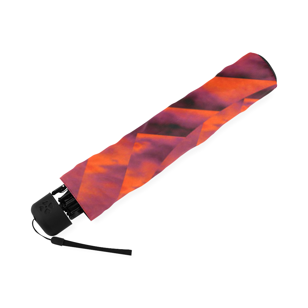 Coral Collusion Foldable Umbrella (Model U01)