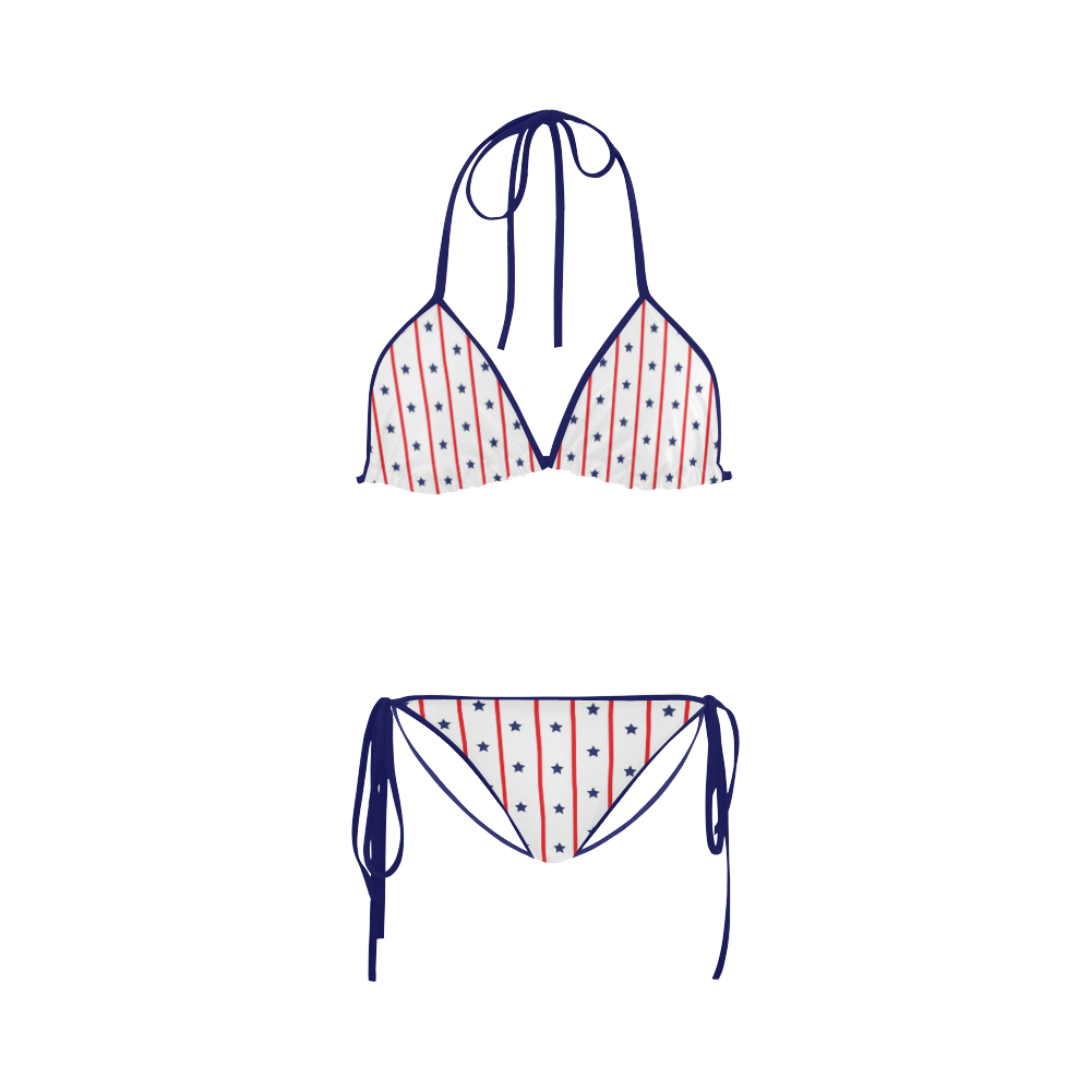 Stars and Stripes Custom Bikini Swimsuit | ID: D497954