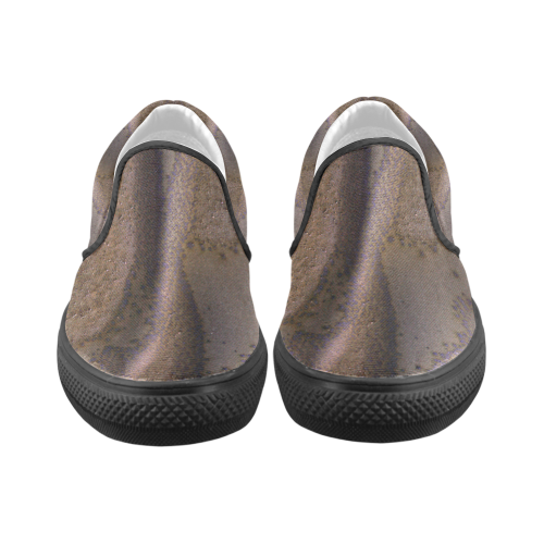 Frosted Dunes on Mars Men's Unusual Slip-on Canvas Shoes (Model 019)